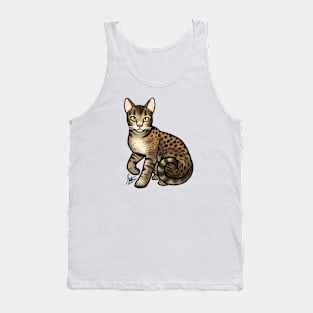 Cat - Ocicat - Brown Spotted Tank Top